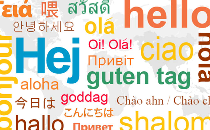 hallo in verschillende talen