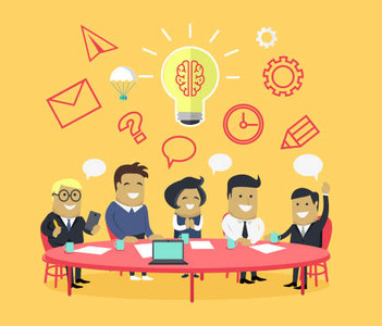 brainstorm personages met iconen