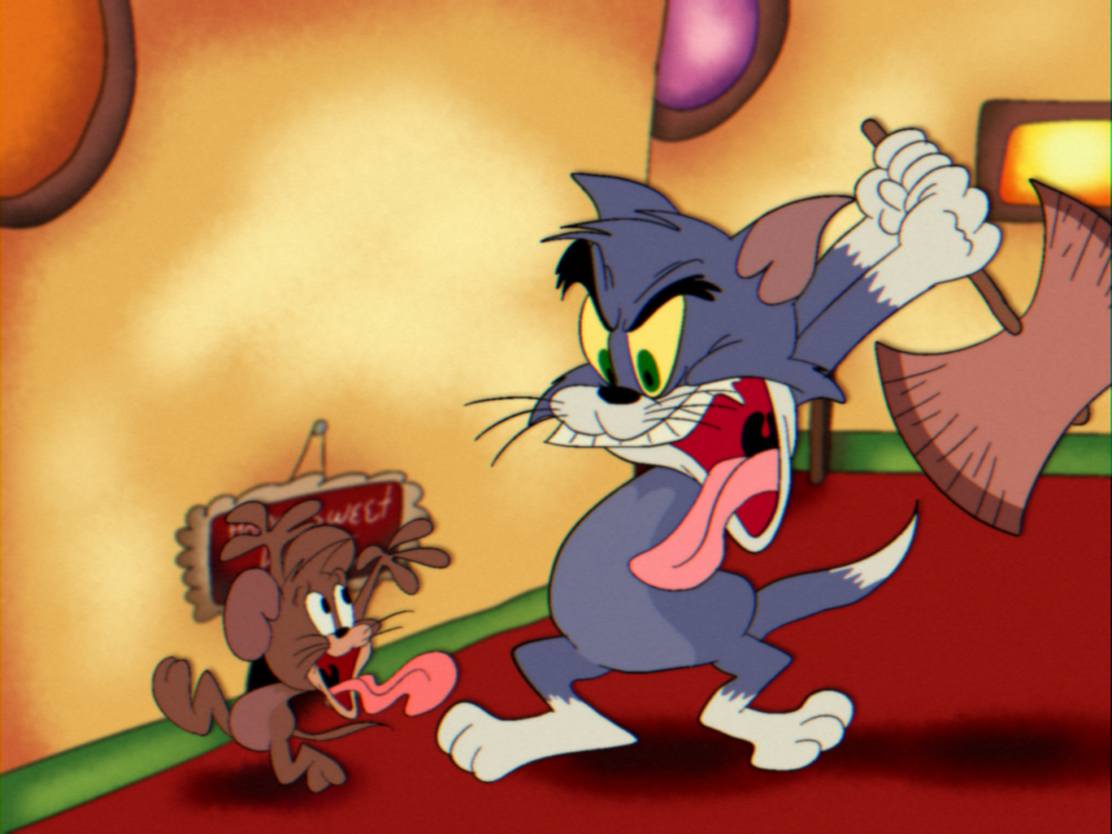 Iconische illustratie uit Tom & Jerry